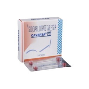 Caverta 25mg (Sildenafil) Tablets