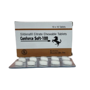 Cenforce Soft 100mg (Sildenafil) Tablets