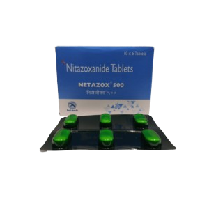 Nitazoxanide 500mg (Netazox) Tablets