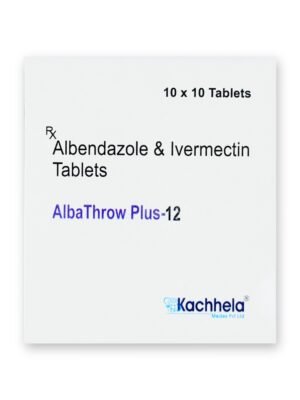 AlbaThrowPlus-12 (Albendazole & Ivermectin) Tablets