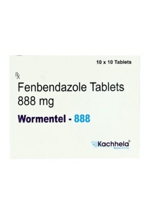 Fenbendazole 888mg Human (Wormentel) Tablets