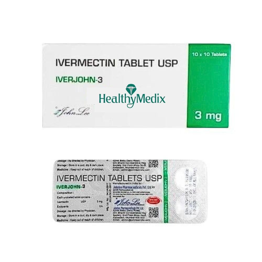 Ivermectin 3mg (Iverjohn-3) Tablets