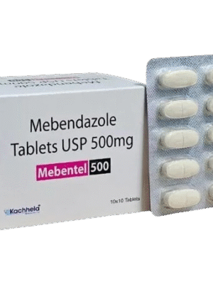 Mebendazole 500mg (Mebentel) tablets